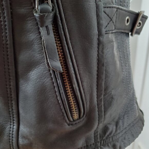 Harley Davidson Womens 115th Anniversary Limited Edition Leather Vest - Picture 7 of 8